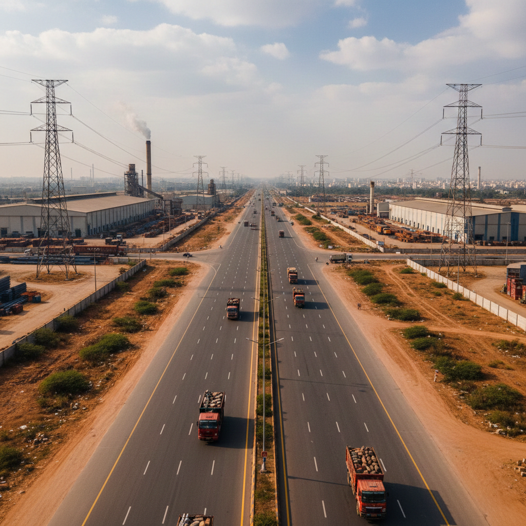 Industrial plots with wide roads Palwal