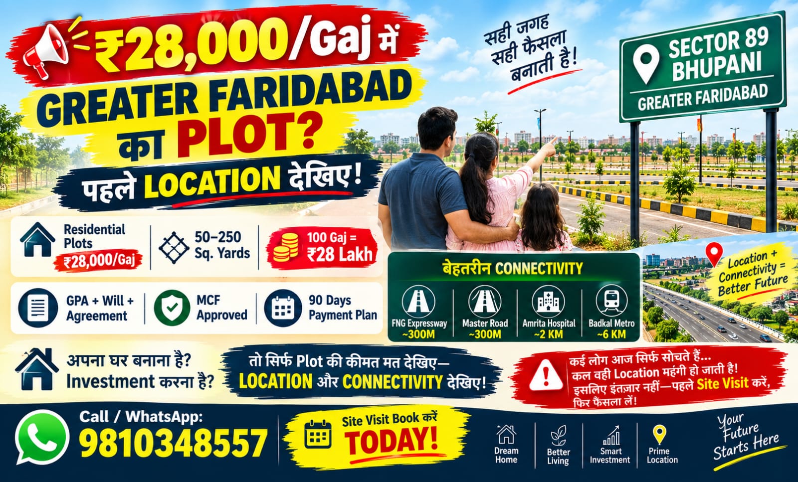 Greater Faridabad Future Development and Residential Property Growth